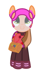 Size: 453x730 | Tagged: safe, artist:xxninjagofangirlsxx, honey lemon, big hero 6, ponified, solo