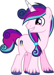 Size: 738x1031 | Tagged: safe, artist:bluerainipony, oc, oc only, oc:heart charmer, pony, unicorn, offspring, parent:princess cadance, parent:shining armor, parents:shiningcadance, solo