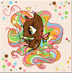 Size: 508x515 | Tagged: safe, artist:piquipauparro, oc, oc only, oc:chinin, alicorn, pony, alicorn oc, solo