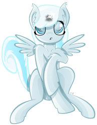 Size: 1187x1536 | Tagged: safe, artist:tellabart, oc, oc only, oc:snowdrop, snowflake, solo