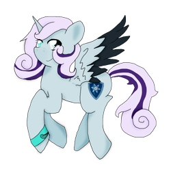 Size: 3000x3000 | Tagged: safe, artist:eekiwi, oc, oc only, alicorn, pony, alicorn oc, heterochromia, magical lesbian spawn, offspring, parent:oc:nyx, parent:oc:snowdrop, parents:oc x oc, parents:snownyx, solo