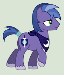 Size: 1024x1211 | Tagged: safe, artist:unoriginai, oc, oc only, oc:ares, offspring, parent:big macintosh, parent:princess luna, parents:lunamac, simple background, solo