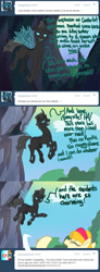 Size: 644x1743 | Tagged: safe, artist:dinkelion, oc, oc only, oc:doppel, changeling, comic, flying, tumblr