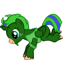 Size: 386x388 | Tagged: source needed, useless source url, safe, oc, oc:jade falcon, alicorn, pony, pony creator, alicorn oc, battletech, blank flank, clothes, emblem, facial hair, freckles, goatee, mechwarrior, ponified, sacrilege, unshorn fetlocks, vest