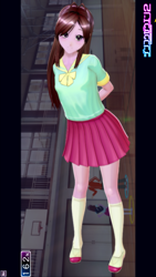 Size: 900x1600 | Tagged: safe, normal norman, velvet sky, equestria girls, /mlp/, artificial academy 2, background human, chloe commons, clothes, skirt