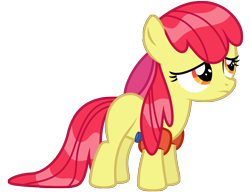 Size: 6500x5000 | Tagged: safe, artist:midnight--blitz, apple bloom, leap of faith, absurd resolution, simple background, solo, transparent background, vector, water wings, wet mane