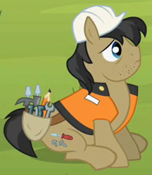 Size: 250x290 | Tagged: safe, screencap, jack hammer, the mysterious mare do well, background pony, solo, wingless