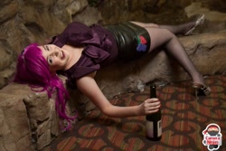 Size: 1024x683 | Tagged: safe, artist:lochlan o'neil, berry punch, berryshine, human, cosplay, high heels, irl, irl human, photo, shoes