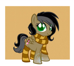 Size: 2477x2209 | Tagged: safe, artist:xwhitedreamsx, oc, oc only, pegasus, pony, clothes, freckles, scarf, solo