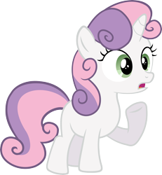 Size: 5813x6300 | Tagged: safe, artist:slb94, sweetie belle, absurd resolution, simple background, solo, transparent background, vector