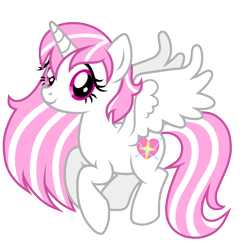 Size: 2000x2000 | Tagged: safe, artist:theodoresfan, oc, oc only, oc:slash charmer, alicorn, pony, alicorn oc, solo