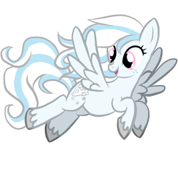 Size: 2100x2000 | Tagged: safe, artist:hi0u, oc, oc only, oc:snow breeze, pegasus, pony, solo