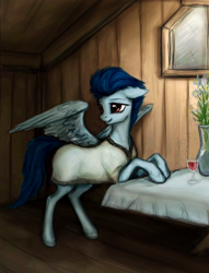 Size: 650x850 | Tagged: safe, artist:lnst01, artist:mindlesshead, oc, oc only, oc:brightsky, pegasus, pony, female, solo