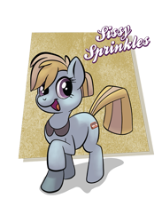 Size: 545x743 | Tagged: safe, artist:1trick, artist:lunarshinestore, oc, oc only, oc:sissy sprinkles, earth pony, pony, horse party, solo