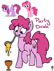 Size: 721x949 | Tagged: safe, artist:milchik, berry punch, berryshine, oc, oc:party drink, fusion