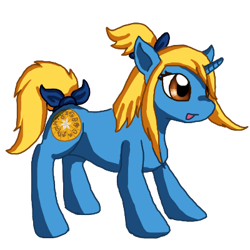 Size: 400x400 | Tagged: safe, artist:wyrdfayth, fairy tail, lucy heartfilia, ponified, solo