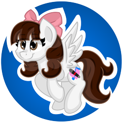 Size: 3700x3700 | Tagged: safe, artist:partylikeanartist, oc, oc only, oc:jennabun, pegasus, pony, fanart, flying, jennabun, simple background, solo, transparent background, voice actor