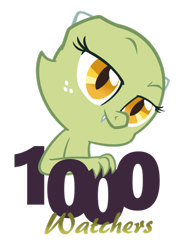 Size: 600x775 | Tagged: safe, artist:queencold, oc, oc only, oc:jade, dragon, baby dragon, deviantart, dragoness, followers, milestone, simple background, solo, transparent background