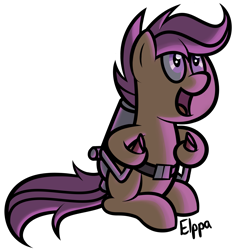 Size: 2729x2889 | Tagged: safe, artist:elppa, scootaloo, jetpack, scootaloo can't fly, simple background, solo, transparent background