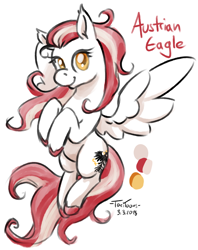 Size: 712x900 | Tagged: safe, artist:taritoons, oc, oc only, oc:austrian eagle, pegasus, pony, austria, nation ponies, solo