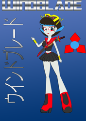 Size: 2149x3035 | Tagged: safe, equestria girls, clothes, equestria girls-ified, midriff, skirt, transformers, windblade