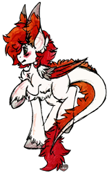 Size: 944x1493 | Tagged: safe, oc, oc only, oc:peniculus, original species, pegasus, lutei, male, stallion, wings