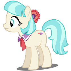 Size: 5000x5000 | Tagged: safe, artist:dashiesparkle, coco pommel, rarity takes manehattan, absurd resolution, simple background, solo, transparent background, vector