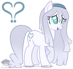 Size: 1827x1708 | Tagged: safe, artist:diigii-doll, oc, oc only, oc:ivory clues, earth pony, pony, blind, solo