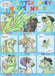 Size: 1024x1408 | Tagged: safe, artist:taritoons, oc, oc only, oc:buttercheese, mlp morph meme