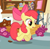 Size: 359x349 | Tagged: safe, derpibooru import, screencap, apple bloom, legs, solo