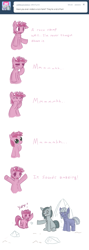 Size: 475x1333 | Tagged: safe, artist:haute-claire, limestone pie, marble pie, ruby pinch, ask, ask ruby pinch, comic, tumblr