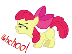 Size: 2048x1536 | Tagged: safe, artist:proponypal, apple bloom, fetish, sneezing, sneezing fetish, solo, spray