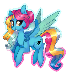 Size: 1024x1006 | Tagged: safe, artist:kaikururu, oc, oc only, oc:songbird, pegasus, pony, solo