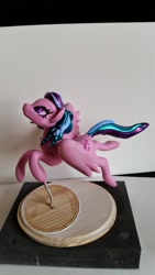 Size: 1024x1820 | Tagged: safe, artist:strawberrymeadow, whizzer, g1, craft, irl, photo, sculpture, solo