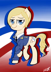 Size: 1024x1449 | Tagged: safe, artist:galaxyart, crimea, natalia poklonskaya, ponified, solo