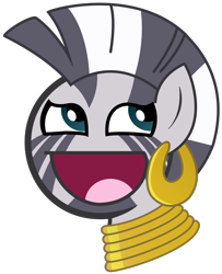 Size: 861x1062 | Tagged: safe, artist:elcomber, zecora, zebra, awesome face, simple background, solo, transparent background, vector