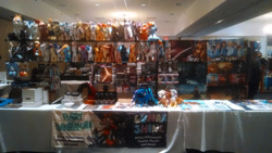 Size: 1280x721 | Tagged: safe, artist:lunarshinestore, booth, convention, irl, photo, plushie