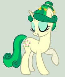 Size: 480x573 | Tagged: safe, artist:rem-ains, oc, oc only, oc:felicity mossrock, pony, unicorn, eyes closed, solo