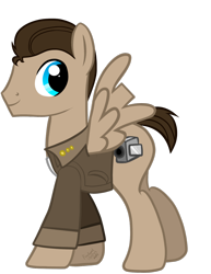 Size: 1024x1326 | Tagged: safe, artist:miles-upshur, derpibooru import, miles upshur, outlast, ponified