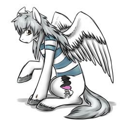 Size: 720x720 | Tagged: safe, artist:deyogee, ponified, ryou bakura, solo, yu-gi-oh!