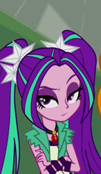 Size: 596x1024 | Tagged: safe, screencap, aria blaze, equestria girls, rainbow rocks, inverted mouth