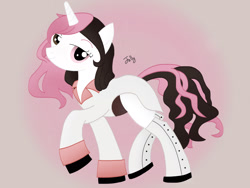 Size: 2048x1536 | Tagged: safe, artist:teambluecoin, oc, oc only, oc:neo, crossover, heterochromia, neopolitan, ponified, rwby