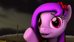 Size: 1024x576 | Tagged: safe, artist:ponies47, oc, oc:silent song, 3d, cute, gmod, ponysona, solo, source filmmaker