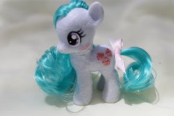 Size: 4272x2848 | Tagged: safe, artist:tiellanicole, cupcake (g1), g1, brushable, custom, g1 to g4, generation leap, irl, photo, so soft, solo, toy