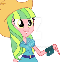 Size: 600x575 | Tagged: safe, artist:airiana45, lemon zest, equestria girls, friendship games, alternate universe, simple background, solo, transparent background, vector, watermark