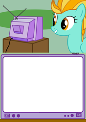 Size: 564x800 | Tagged: safe, lightning dust, exploitable meme, meme, obligatory pony, template, tv meme