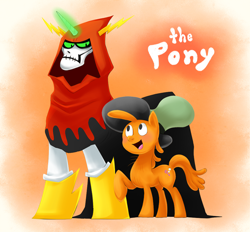 Size: 500x463 | Tagged: safe, artist:robotoco, cutie mark, lord hater, ponified, tumblr, wander (wander over yonder), wander over yonder