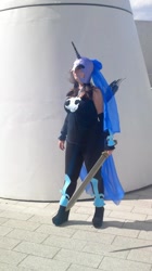 Size: 404x720 | Tagged: safe, artist:baggy666, nightmare moon, human, cosplay, irl, irl human, photo, solo