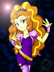 Size: 1325x1752 | Tagged: safe, artist:trainbang, adagio dazzle, equestria girls, rainbow rocks, hips, lens flare, solo