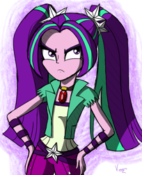 Size: 981x1200 | Tagged: safe, artist:varemia, aria blaze, equestria girls, rainbow rocks, solo